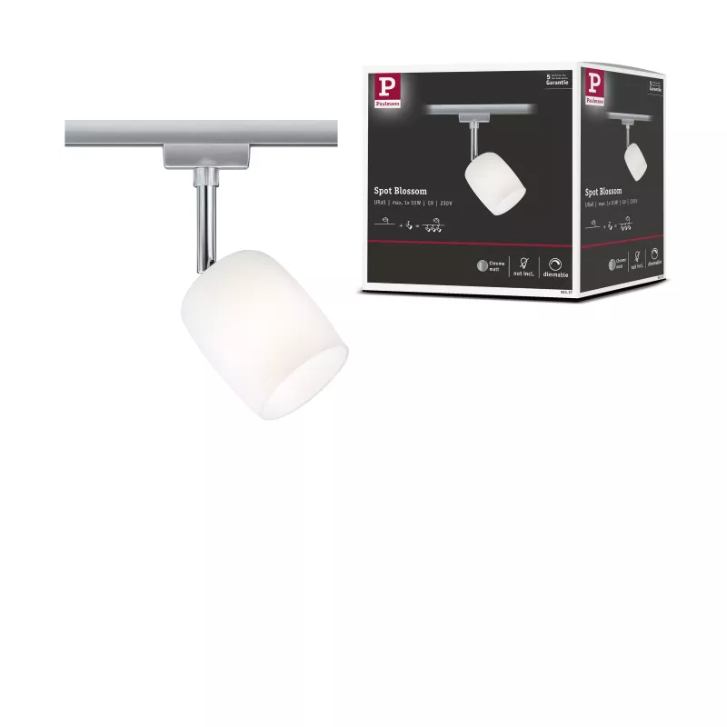 URail Track spotlight Blossom Individual spotlight G9 max. 10W dimmable 230V PAULMANN 41 - Cimaise Tableau 