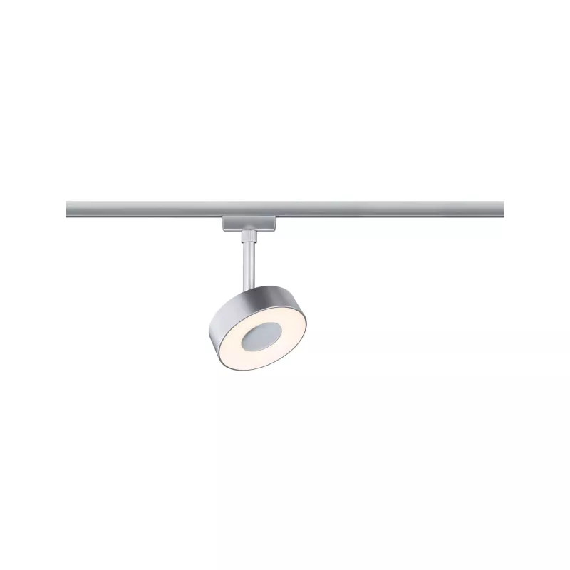 Foco circular para riel URail, 200 lm, 5 W, color blanco, con interruptor, 230 V.