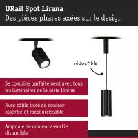 URail Track spotlight Lirena GU10 max. 10W 230V - système d'accrochage et décoration - détail 4