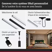 URail Spot sur rail Lirena GU10 max. 10W 230V - système d'accrochage et décoration - détail 5