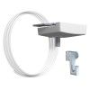 KIT CLIP DI SOSPENSIONE PER SOFFITTO FALSETTO 2 MM PERLON 200 CM 4 KG ARTI TEQ 5 - Cimaise Tableau 