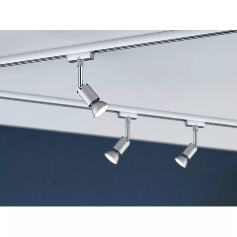 URail Pure II Schienenstrahler, Einzelstrahler, GU10, max. 10 W, dimmbar, 230 V PAULMANN 28 - Cimaise Tableau 