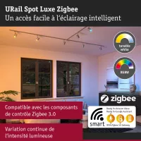 URail Track spotlight Smart Home Zigbee 3.0 Luxury GU10 350lm 4.8W RGBW+ dimmable 230V - système d'accrochage et décoration - détail 7