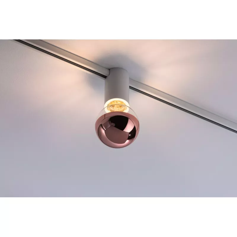Foco para carril URail, casquillo individual E27, máx. 20 W, regulable, 230 V. PAULMANN 44 - Cimaise Tableau 