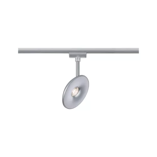 Foco individual esférico para riel URail, 493 lm, 7 W, 2700 K, regulable, 230 V.