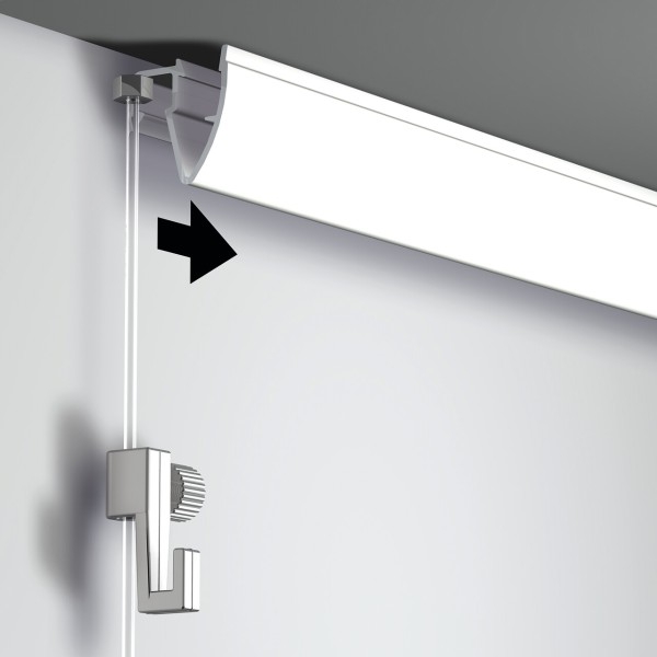Pack cimaise Click Up rail plafond ECO Newly 7 - Cimaise Tableau 