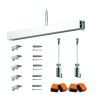 Newly pacchetto di binari per quadri da soffitto PREMIUM R40 Newly 1 - Cimaise Tableau 