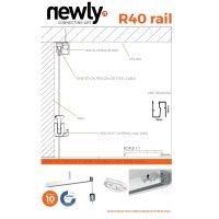 Pacco cornice a soffitto R40 PREMIUM appena installato Newly 3 - Cimaise Tableau 