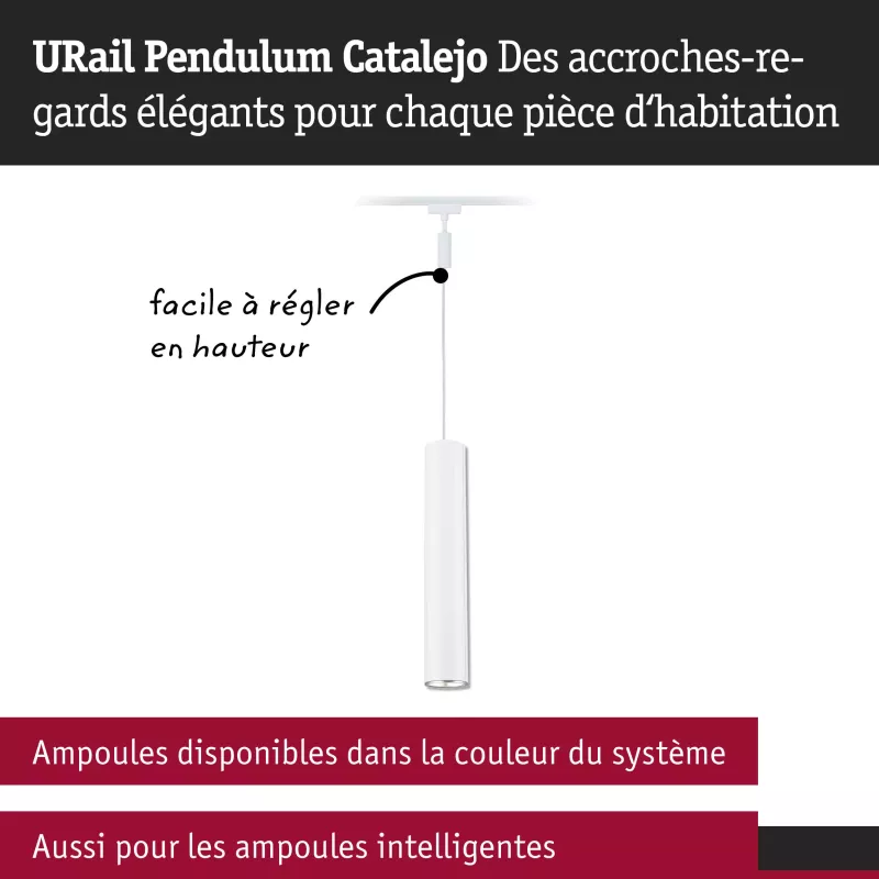 URail Suspension Catalejo GU10 max. 10W gradable 230V