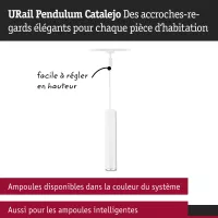 URail Lámpara Colgante Catalejo GU10 máx. 10W regulable 230V - système d'accrochage et décoration - détail 5