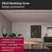 URail Aufhängungsabdeckung GU10 max. 10W dimmbar 230V - système d'accrochage et décoration - détail 5