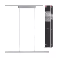 URail Suspension Lento 1800lm 41W 2700K dimmable 230V - système d'accrochage et décoration - détail 10