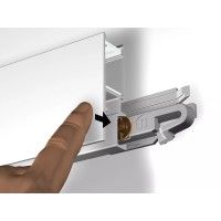 Newly R35 led binario + diffusore 200 cm Newly 5 - Cimaise Tableau