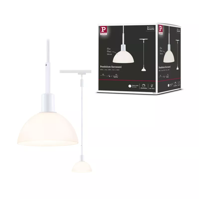 URail Pendant Lamp Sarrasani E14 max. 20W dimmable 230V PAULMANN 43 - Cimaise Tableau 