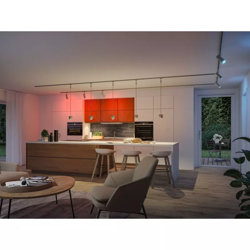 URail Pendelleuchte Smart Home Zigbee 3.0 Tyros RGBW 200lm 4,5W RGBW+ dimmbar 230V PAULMANN 43 - Cimaise Tableau 