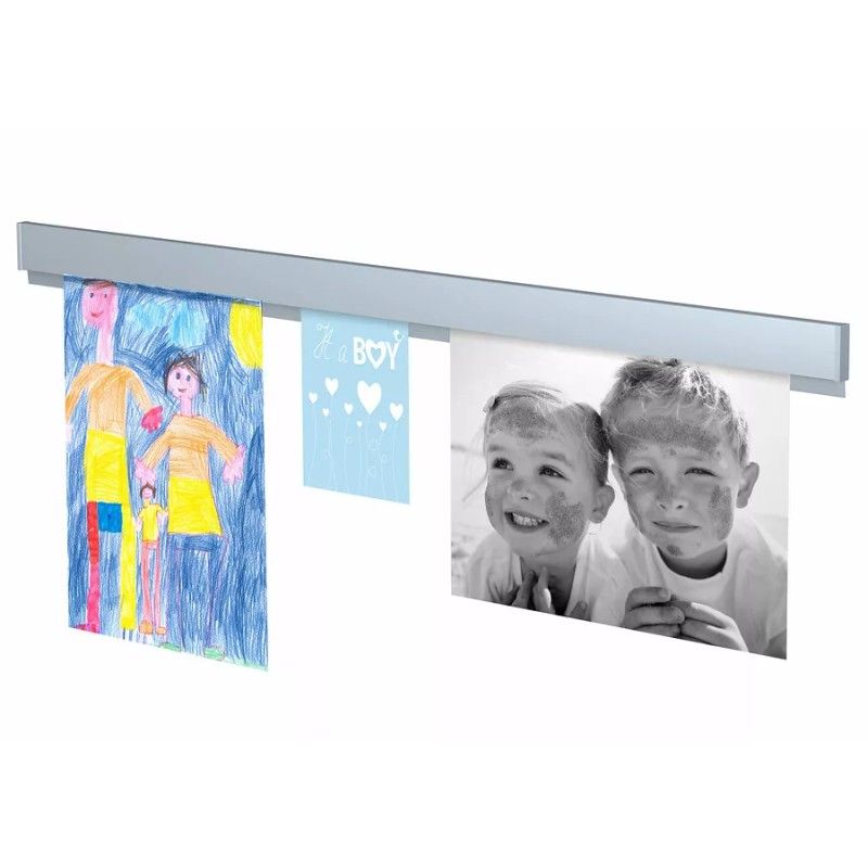 Guardasilla INFORAIL (HARDWARE DE FIJACIÓN Y EXTREMOS DE RAIL INCLUIDOS) ARTI TEQ 12 - Cimaise Tableau 