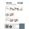 Cimaise INFORAIL (MATÉRIEL DE FIXATION ET EMBOUTS DE RAIL INCLUS ARTI TEQ 15 - Cimaise Tableau 
