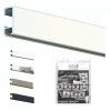 Cimaise click rail  + clips de fixation + vis & chevilles - cimaises tableaux artiteq