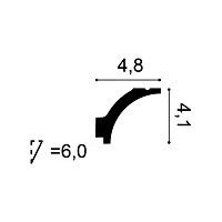C260 ORAC Corniche Purotouch L200 x H4,1 x L4,8 cm ORAC DECOR 2 - Cimaise Tableau 