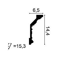 C303 ORAC Cornice Purotouch L200 x H14,4 x L6,5 cm ORAC DECOR 2 - Cimasa per Quadri
