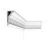 C303 ORAC Corniche Purotouch L200 x H14,4 x L6,5 cm ORAC DECOR 1 - Cimaise Tableau 