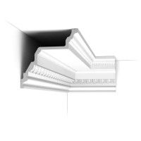 C307 ORAC Cornice Purotouch L200 x H19,5 x L19,5 cm ORAC DECOR 2 - Cimasa Tela