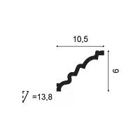 C326 ORAC Gesims Purotouch L200 x H10,5 x B9 cm ORAC DECOR 2 - Cimaise Tableau 