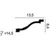 C331 ORAC Corniche Purotouch L200 x H6.4 x L13,5 cm ORAC DECOR 2 - Cimaise Tableau 