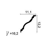 C333F ORAC Cornice flessibile Flex L200 x H12,2 x L11,1 cm ORAC DECOR 1 - Cornice per quadri