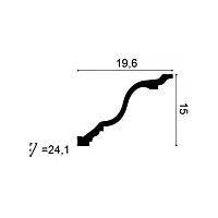 C334 ORAC Corniche Purotouch L200 x H15 x L19.6 cm ORAC DECOR 2 - Cimaise Tableau 