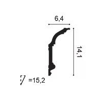 C339F ORAC Flexibles Gesims Flex L200 x H14,1 x B6,4 cm ORAC DECOR 2 - Cimaise Tableau