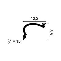 C341F ORAC Corniche flexible Flex L200 x H8,8 x L12,2 cm ORAC DECOR 1 - Cimaise Tableau