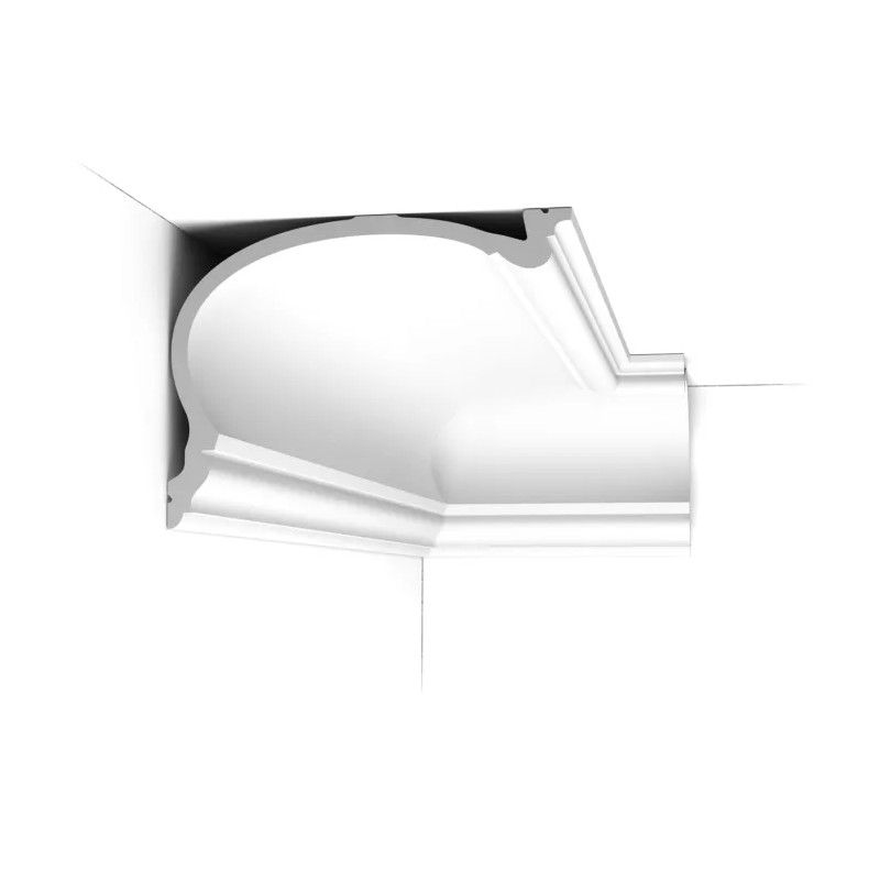 C343 ORAC Cornice Purotouch L200 x H19 x L25 cm ORAC DECOR 2 - Battiscopa da Tavolo