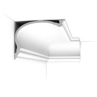 C343 ORAC Cornice Purotouch L200 x H19 x L25 cm ORAC DECOR 2 - Battiscopa da Tavolo