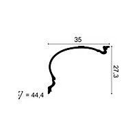 C344 ORAC Corniche Purotouch L200 x H27.3 x L35 cm ORAC DECOR 1 - Cimaise Tableau 