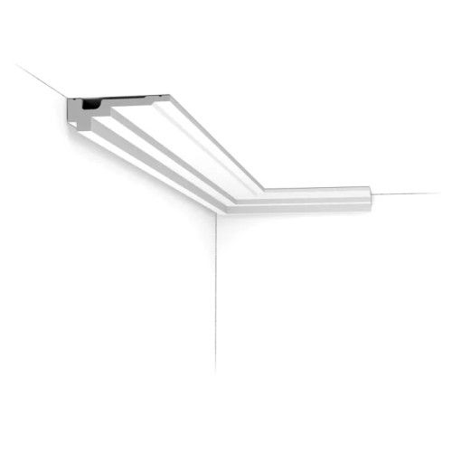 C355 ORAC Corniche Purotouch L200 x H3,5 x L11,1 cm ORAC DECOR 2 - Cimaise Tableau