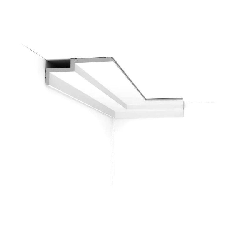 C391 ORAC Cornice Purotouch L200 x H6 x L16 cm ORAC DECOR 2 - Cimasa per Quadri
