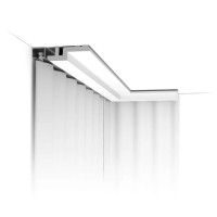 C394 ORAC Cornice Purotouch L200 x H9,5 x L3,1 cm ORAC DECOR 3 - Cornice da Tavolo