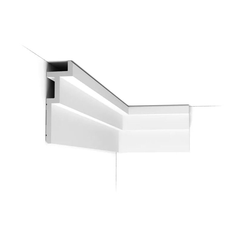 C396 ORAC Cornice Purotouch L200 x H18,5 x L6,1 cm ORAC DECOR 1 - Cornice da Tavolo 
