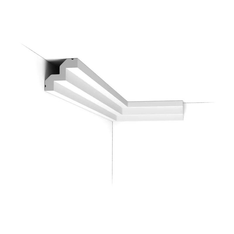 C602 ORAC Gesims Purotouch L200 x H5,3 x B5 cm ORAC DECOR 1 - Cimaise Tableau