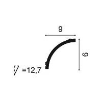CB524N ORAC Cornice non trattata in Durofoam L200 x H9 x L9 cm ORAC DECOR 2 - Cimaise Tableau 