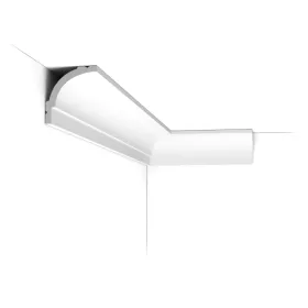 CB525N ORAC Durofoam-Gesims, nicht grundiert, L200 x H6,5 x B6 cm ORAC DECOR 1 - Cimaise Tableau