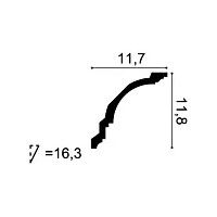 CX106F ORAC Cornice flexible Durofoam L200 x H11.8 x L11.7 cm ORAC DECOR 2 - Cimaise Tableau 