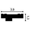 CX160 ORAC Cornice Durofoam L200 x H1,3 x L3,9 cm ORAC DECOR 2 - Cimaise Tableau 