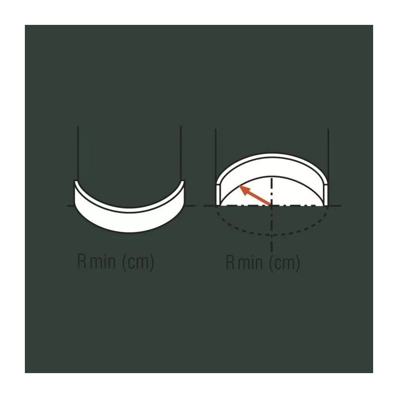 CX190F ORAC Cornice flessibile Durofoam L200 x H2 x L3 cm ORAC DECOR 3 - Cimasa per Quadri