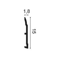 SX104 ORAC Plinth Duropolymer L200 x H14.8 x L1,7 cm ORAC DECOR 2 - Cimaise Tableau