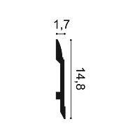SX104F ORAC Flexible Plinth Flexible L200 x H14.8 x L1,7 cm ORAC DECOR 2 - Cimaise Tableau