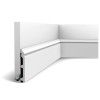 SX118-RAL9003 Plinth Duropolymer L200 x H13.8 x L1,8 cm ORAC DECOR 4 - Cimaise Tableau 