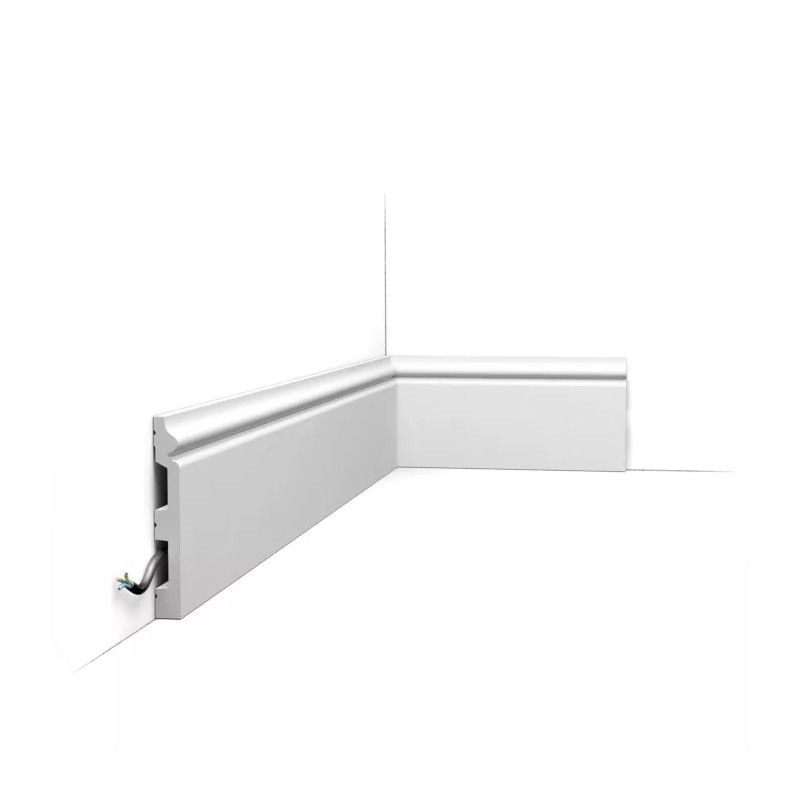 SX118-RAL9003 ORAC Plinth Duropolymer L200 x H13.8 x L1,8 cm ORAC DECOR 1 - Cimaise Tableau 
