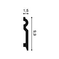 SX137F ORAC Flexibel Plinth Flex L200 x H9.9 x L1,5 cm ORAC DECOR 2 - Cimaise Tableau 